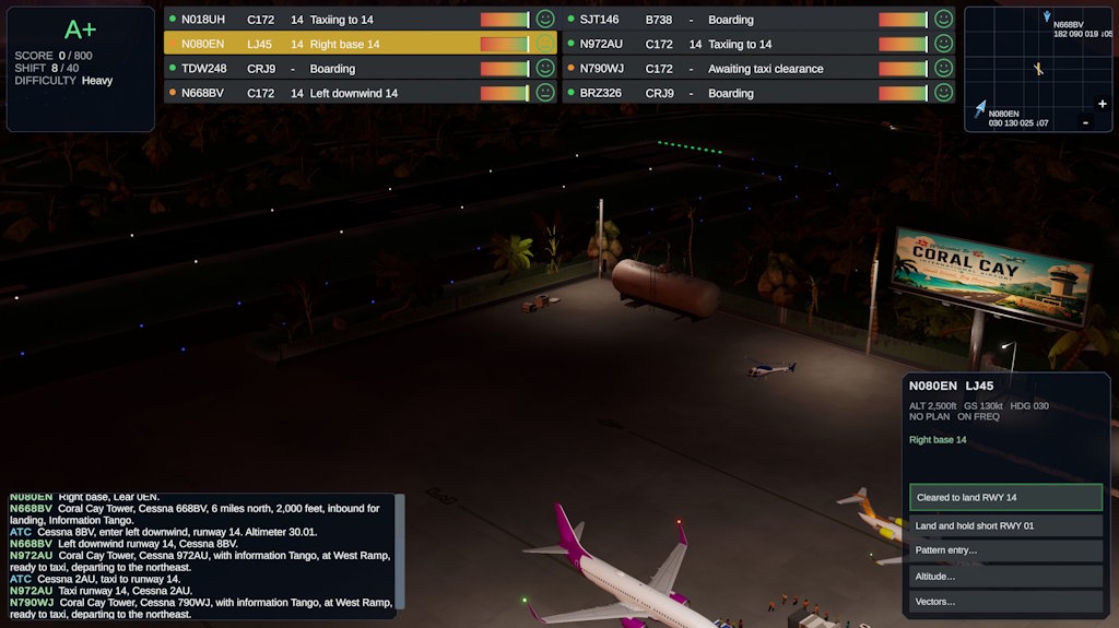 Gameplay at night